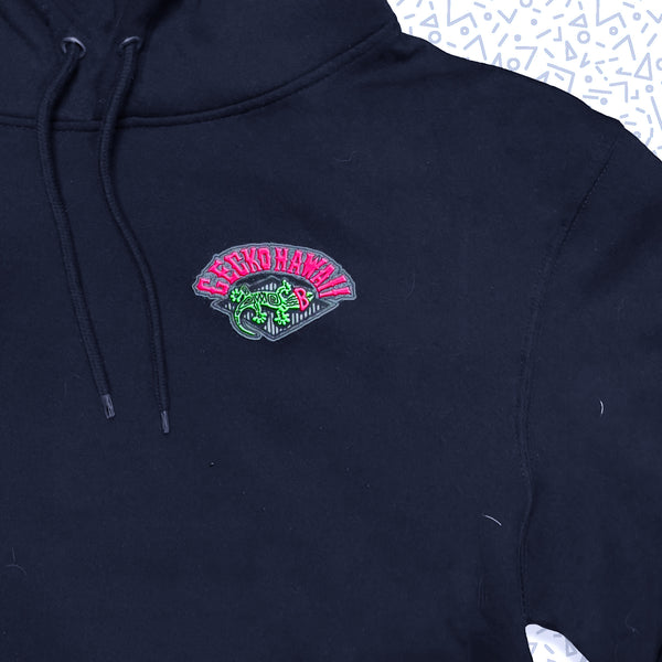 Gecko Tiki Time - Black Hoodie