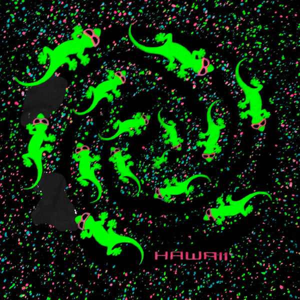 The Gecko Void - Glow-In-The-Dark Galaxy Splatter