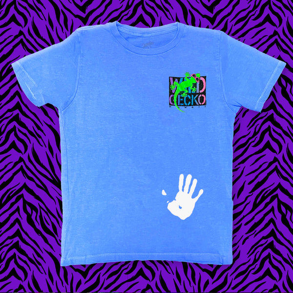 KIDS Wild Gecko 1990 Hyper Blue-to-White T-Shirt