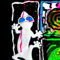 Gecko Art Project Tee #1 - Venice Is Breached - One of a Kind