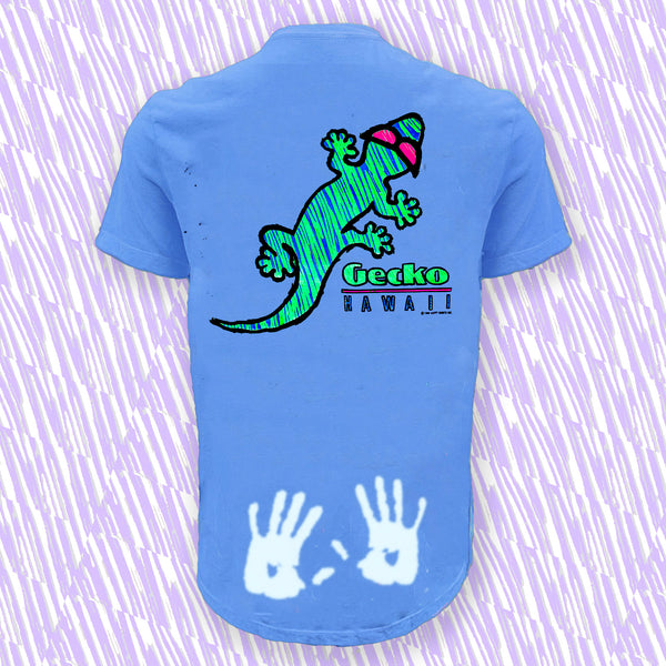 Gecko High Lighter - 1980's Blue Hyperflash T-Shirt