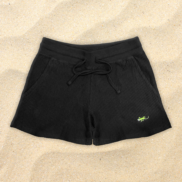 The Molly - Black Corduroy Shorts