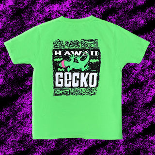 1988 Gecko Bootleg - 1980's Neon Green Tee
