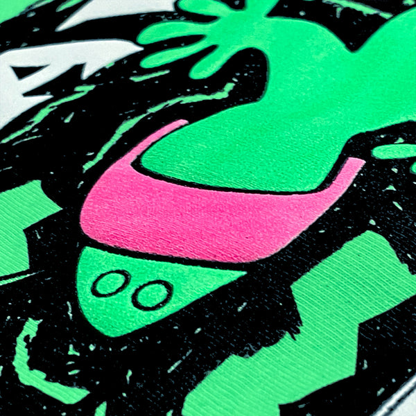 1988 Gecko Bootleg - 1980's Neon Green Tee
