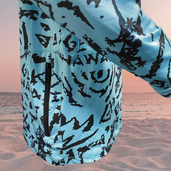 Gecko Swirl - UPF 50 Sun Shirt -Island Reef