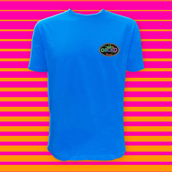 Gecko Racing - Neon Blue Pigment Tee