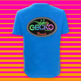 Gecko Racing - Neon Blue Pigment Tee