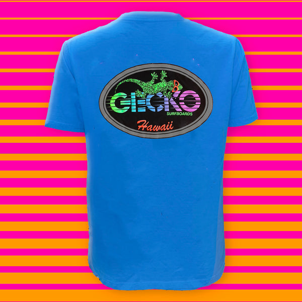 Gecko Racing - Neon Blue Pigment Tee