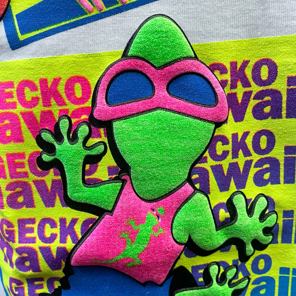 Gecko Bootleg Postcard '89 - Light Blue