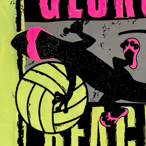 1989 Renegade Beach - Gecko Bootleg 4 - 1980's Neon Lemondade Tee