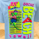 Gecko Bootleg Postcard '89 - Light Blue