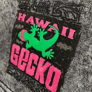 Gecko Bootleg Stone Acid Wash Fleece Shorts
