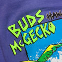 Buds McGecko - 1980's Boardwalk Blue Pigment Tee