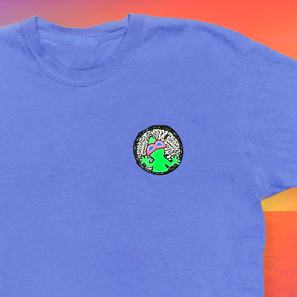 Buds McGecko - 1980's Boardwalk Blue Pigment Tee