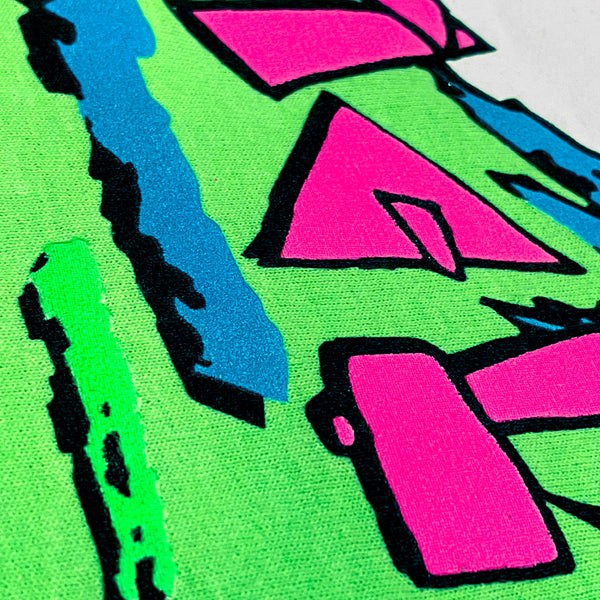 Buds McGecko - 1980's Neon Green Tee