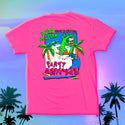 Buds McGecko - 1980's Neon Pink Tee