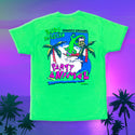 Buds McGecko - 1980's Neon Green Tee