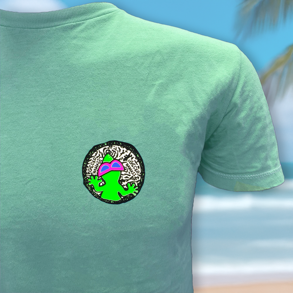Buds McGecko Hyper Green to Yellow Color Change Secret T-Shirt
