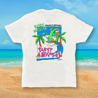 Buds McGecko - White Tee