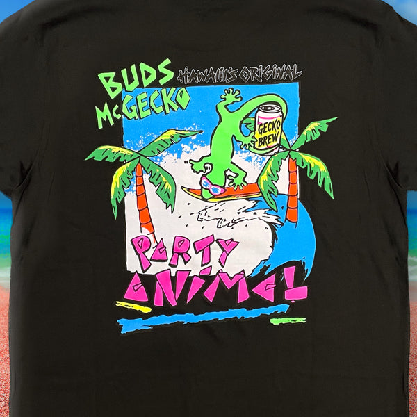 Buds McGecko - Black Tee