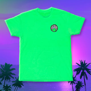 Buds McGecko - 1980's Neon Green Tee