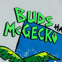 Buds McGecko - White Tee