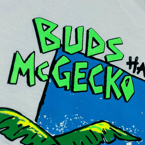 Buds McGecko - White Tee