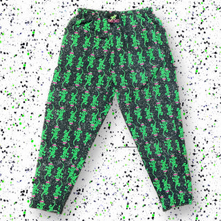 1988 Gecko Camo Beach Pants - Black