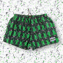 1988 Gecko Black Camo Volley Shorts