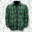 Gecko Camo Reversible Windbreaker Black