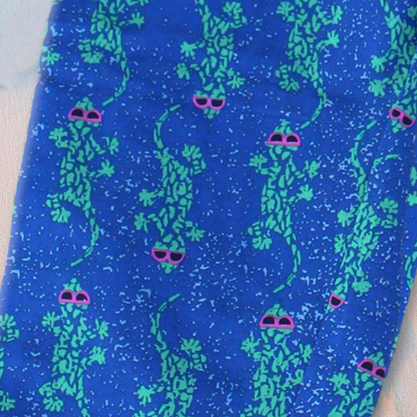 Camo Gecko Beach Pants Blue