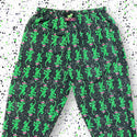 1988 Gecko Camo Beach Pants - Black