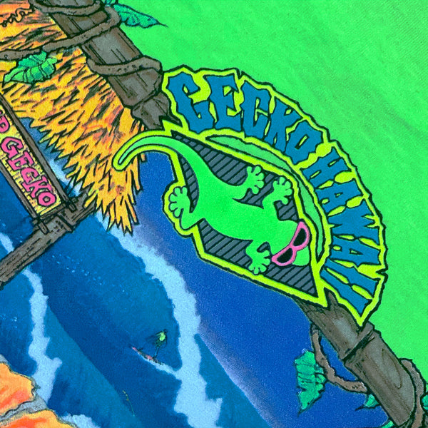 Camp Gecko '89 - 1980s Neon Green