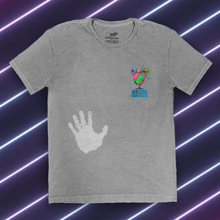 Secret Gecko Cocktail Club Color-Changing Grey-to-White Hyper Tee