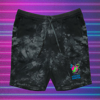 Gecko Cocktail Club Black Tie Dye Shorts