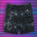 Gecko Cocktail Club Black Tie Dye Shorts