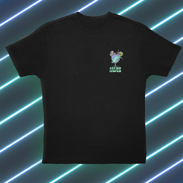 Gecko Cocktail Club - Limited Yacht Rock Edition Black Tee