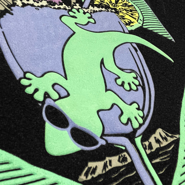 Gecko Cocktail Club - Limited Yacht Rock Edition Black Tee