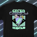 Gecko Cocktail Club - Limited Yacht Rock Edition Black Tee