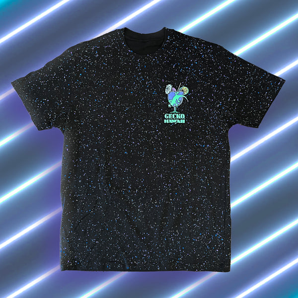 1989 Gecko Cocktail Club - Limited Edition Glow In The Dark Splatter Tee