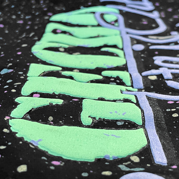 1989 Gecko Cocktail Club - Limited Edition Glow In The Dark Splatter Tee