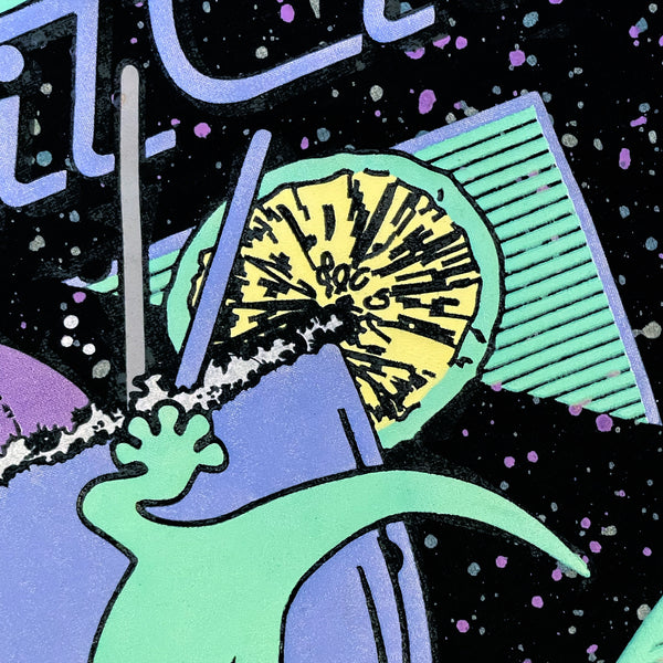 1989 Gecko Cocktail Club - Limited Edition Glow In The Dark Splatter Tee