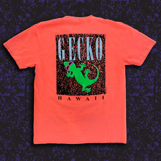 1988 Secret Gecko Marble Re-Issue - Electric Mango Pigment Tee