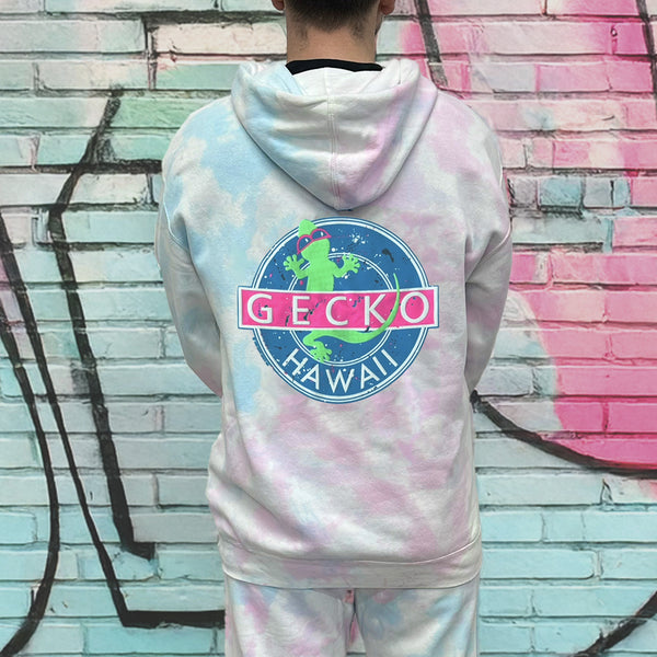1989 Gecko Vinyl Cotton Candy Hoodie