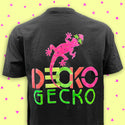 Deco Gecko - Black Tee