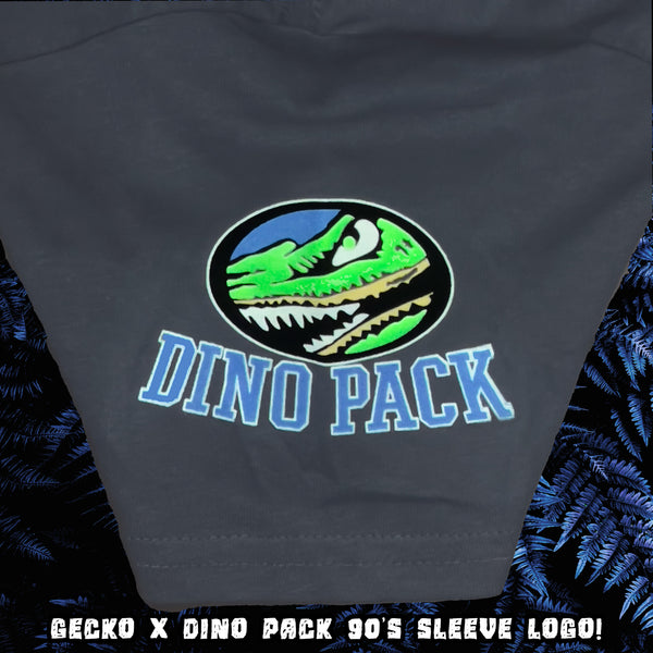 KIDS - '93 Dino Pack X Gecko Fossil Grey Tee