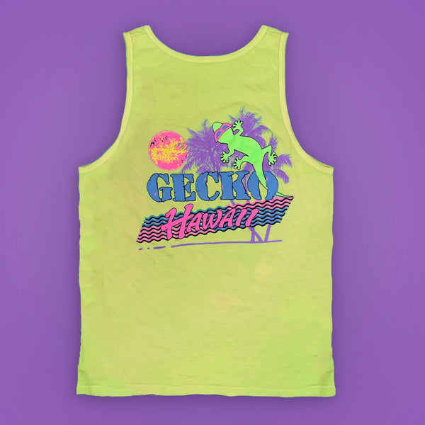 '86 Souvenir Palm: HYPERTANK Green to Yellow