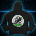 Gecko Super Moon - Zip Hoodie Black/Glow