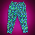 1988 Gecko Jungle Beach Pants - Jade/Purple