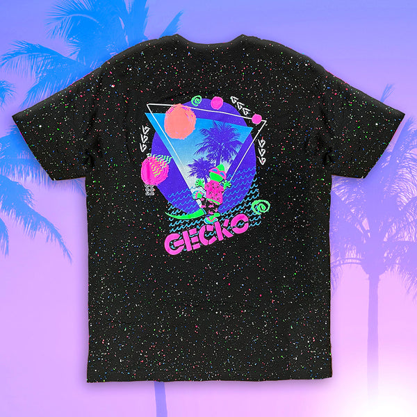 1980's Glow In The Dark Splatter - Saved By The Gecko (Limited)